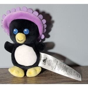 Disney Parks Wishables It's A Small World Penguin Plush Stuffed Animal Pre-Owned